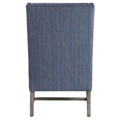 Galiot - Wingback Accent Chair - Blue