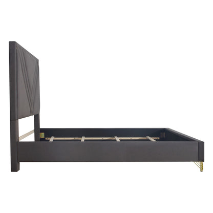 Symmetry - Eastern King / Queen Panel Side Rails - Charcoal