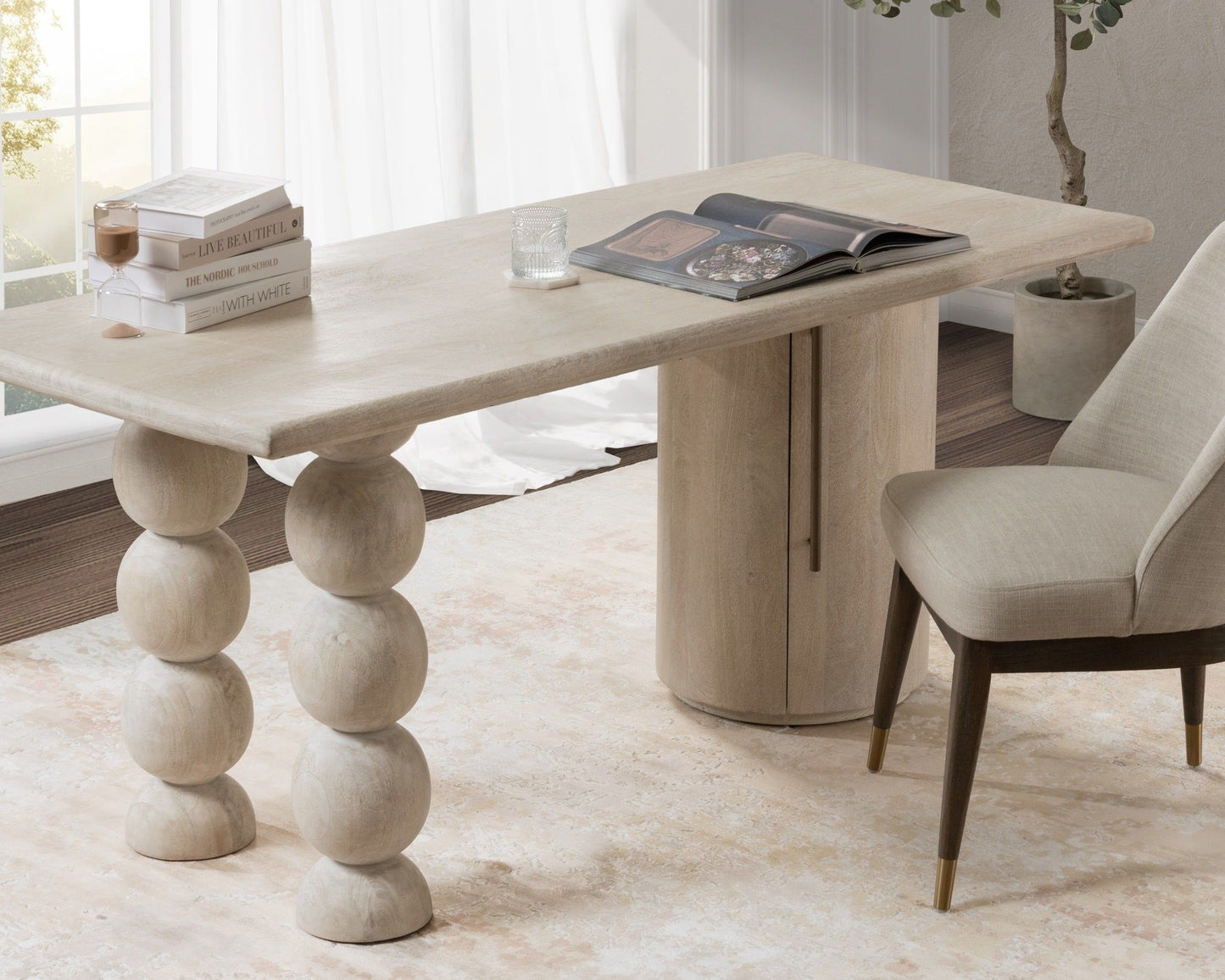 Adir - Desk - Cream
