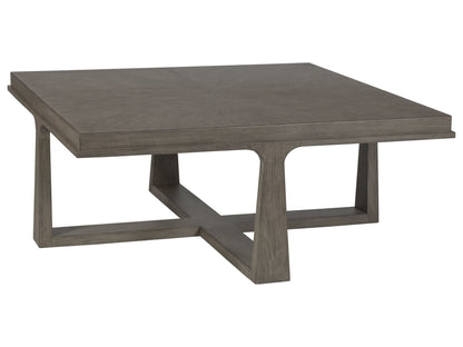 Cohesion Program - 17" Rousseau Square Cocktail Table - Dark Brown