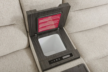 Felix - Power Tilt Console With Beverage Chiller - Mari Fawn