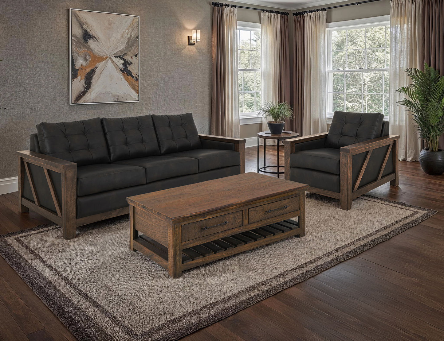 Walnut - Sofa
