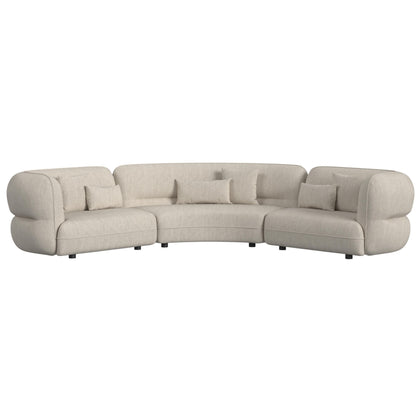 Four Seasons - LHF Loveseat With 2 Pillows - Camel