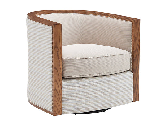 Lexington Upholstery - Palermo Swivel Chair - White