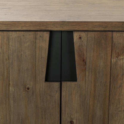 Lyra - 4 Door Buffet - Smoke Brown