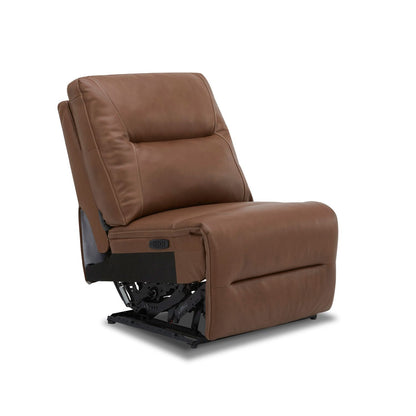 Cameron - Armless Recliner P3 & ZG - Dakota Saddle