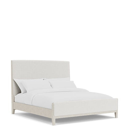 Carmella - Queen Upholstered Footboard - Pebble Oak