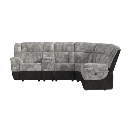 Santorini - RHF Power Motion Recliner - Dillon / Shire Steel
