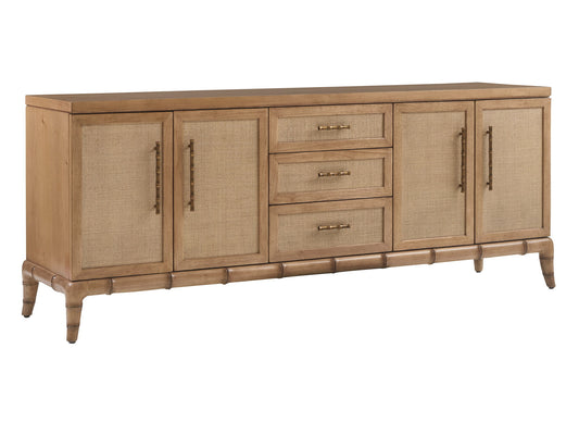 Key Biscayne - Commodore Media Console - Light Brown