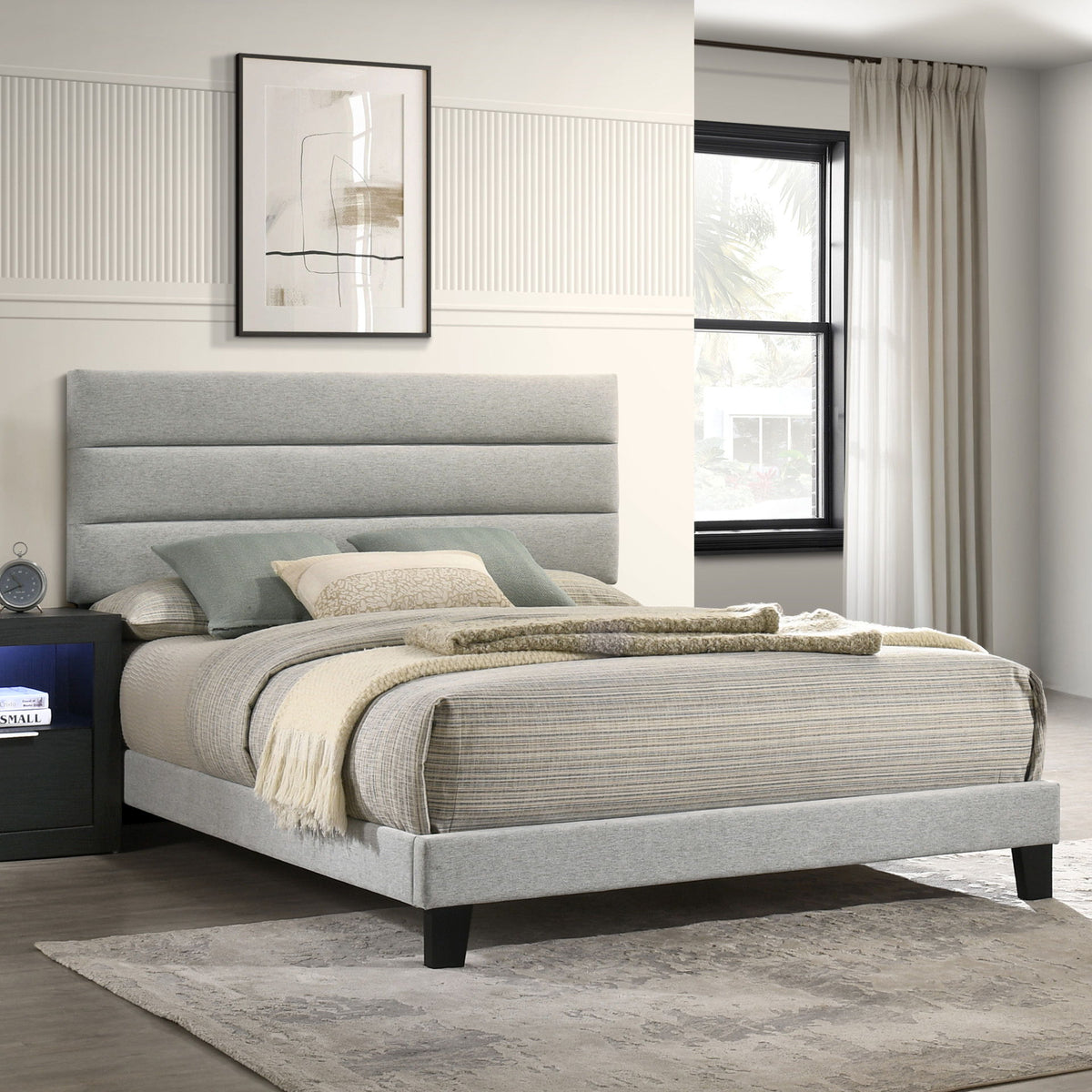 Asher - 6/0 Western King Side Rails - Smoke