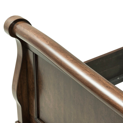 Rustic Traditions - King Sleigh Footboard - Rustic Cherry