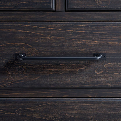 Montrose - Nightstand With Charger & Sensor Light - Espresso & Brown