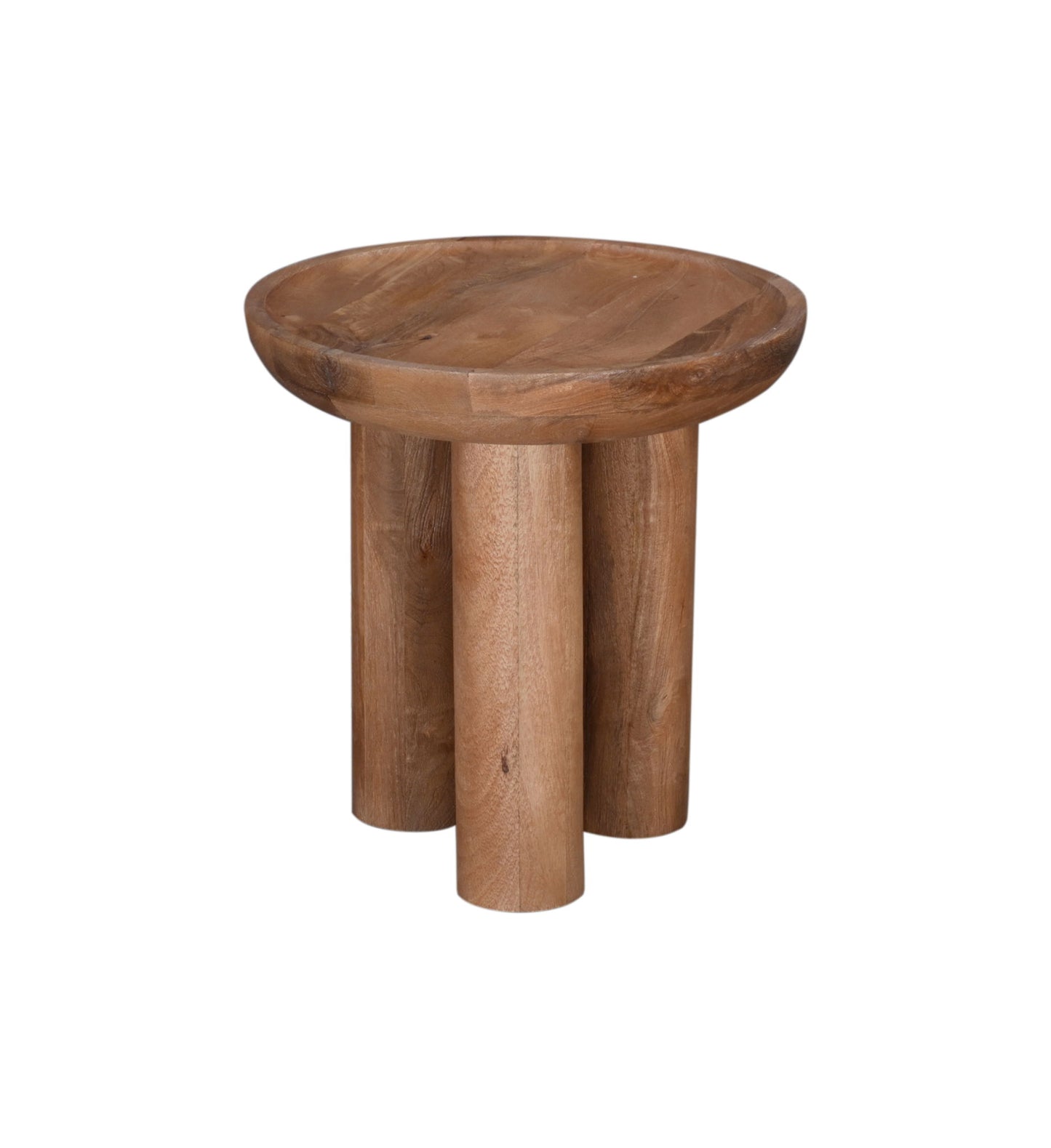 Blair - Round End Table Top - Dark Brown