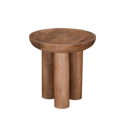 Blair - Round End Table Top - Dark Brown