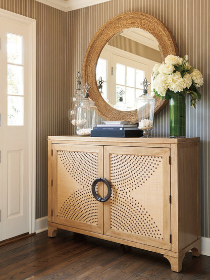 Newport - Lido Isle Nailhead Hall Chest - Light Brown