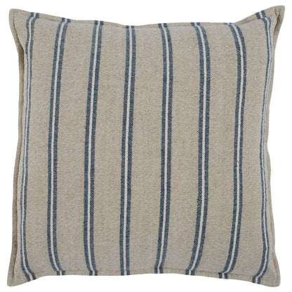 Delgada - 26" x 26" Pillow - Natural / Blue