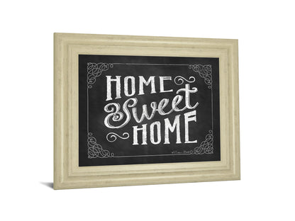 Home Sweet Home By Susan Ball - Framed Print Wall Art - Dark Gray