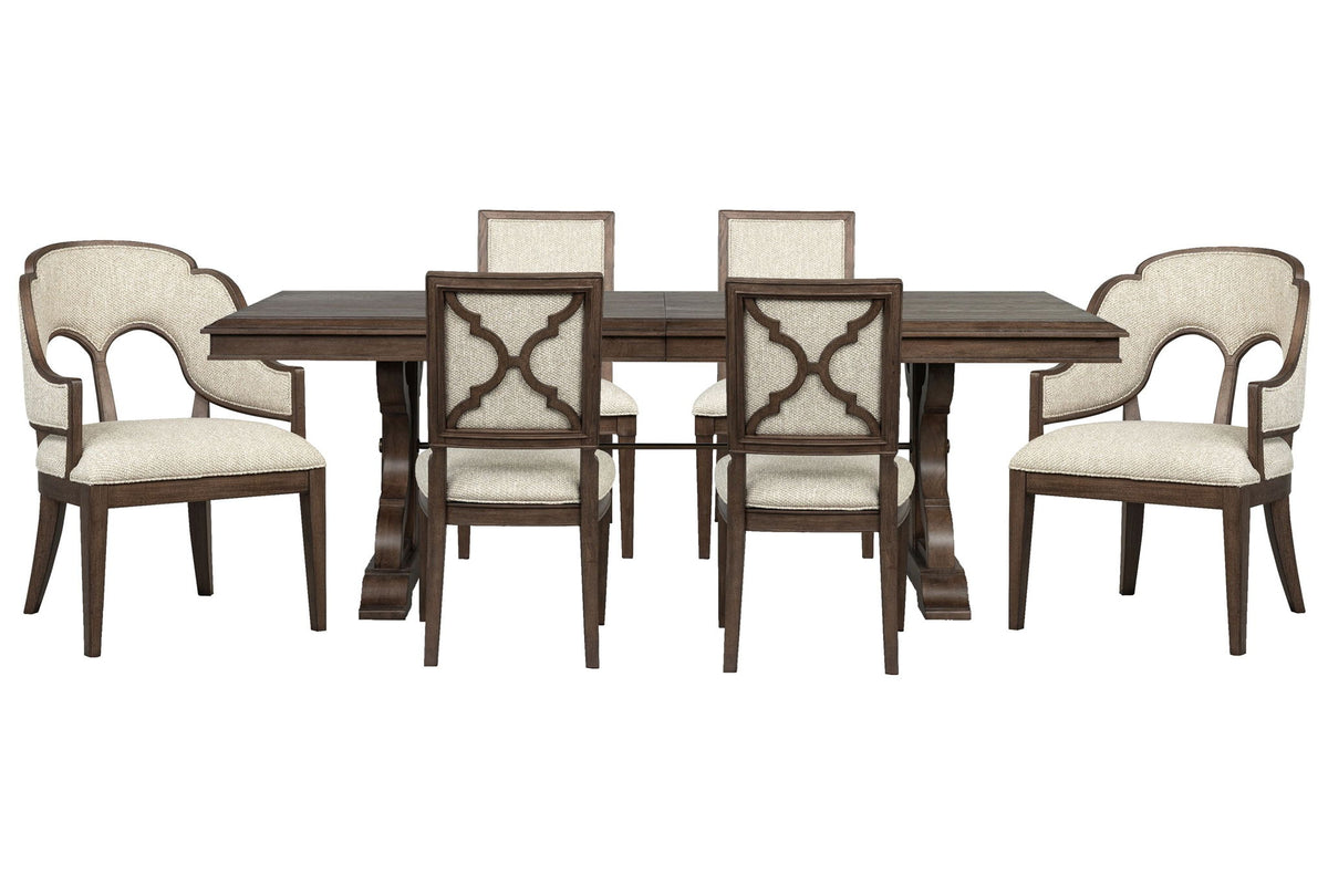 Jubilee - Extendable Trestle Dining Table Set