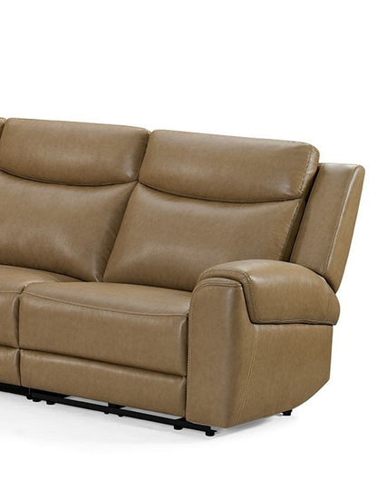 Momentum - Power RAF Zero G Recliner With Heat And Massage - Cashew