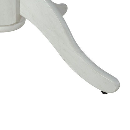 Brook Bay - Drop Leaf Table Base - Textured White / Carbon Gray
