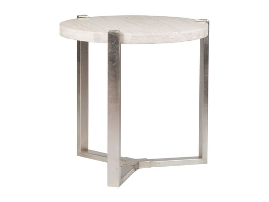 Signature Designs - Denizen Round Lamp Table - Beige
