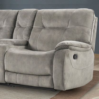 Cooper - Manual Right Arm Facing Recliner - Shadow Natural