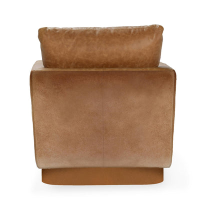 Lathe - Leather/Hide Accent Chair