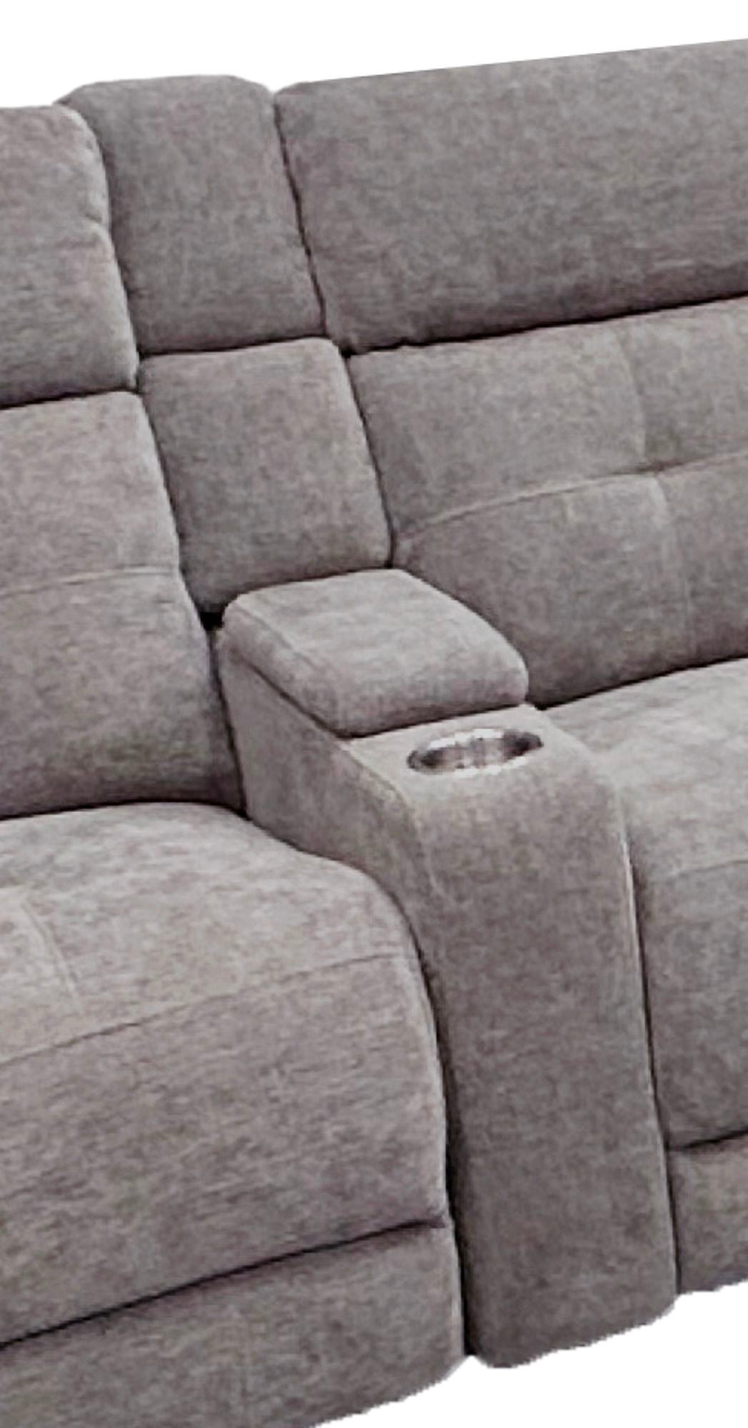 Richland - Entertainment Thin Console - Bristol Gray