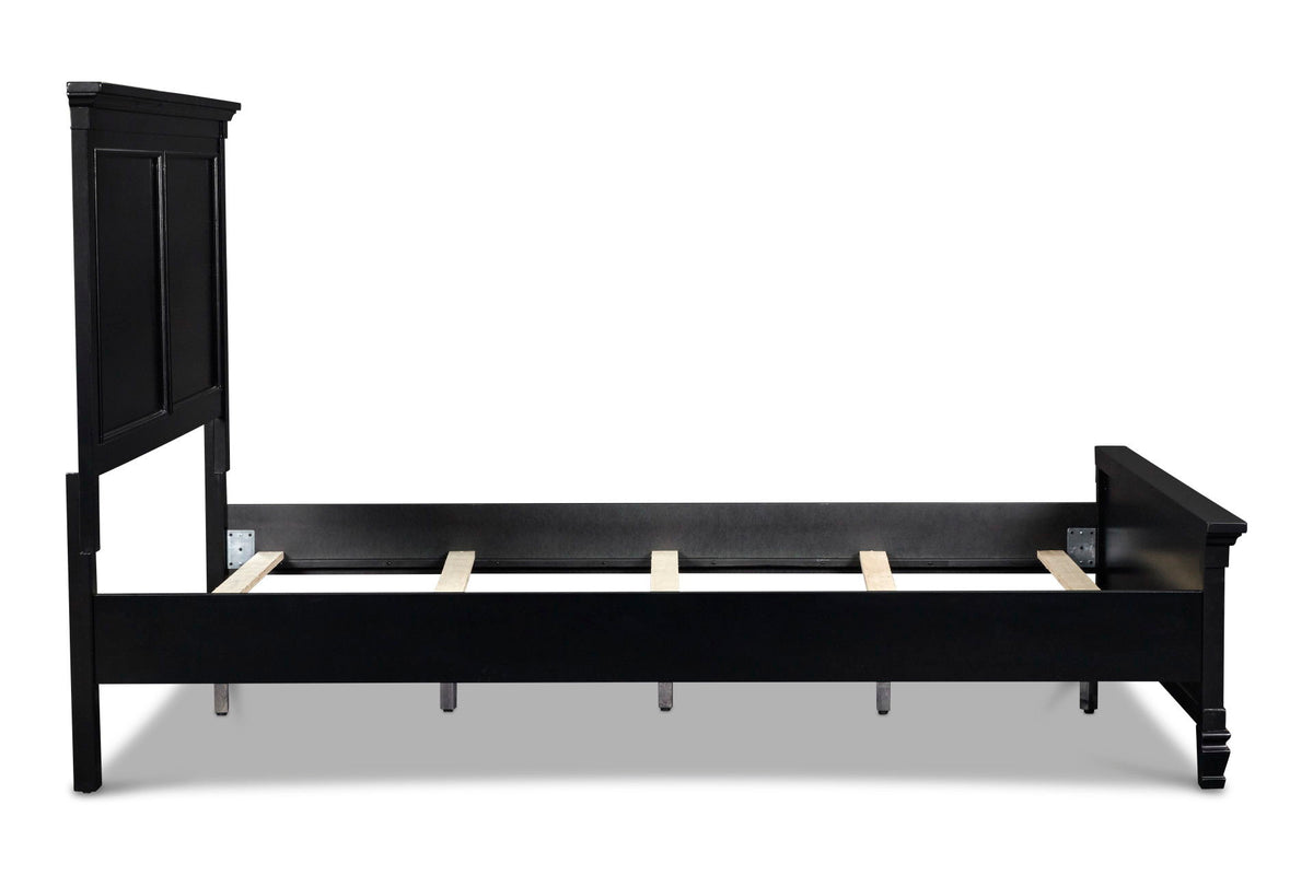 Tamarack - 5/0 Queen Headboard, Footboard & Slats - Black
