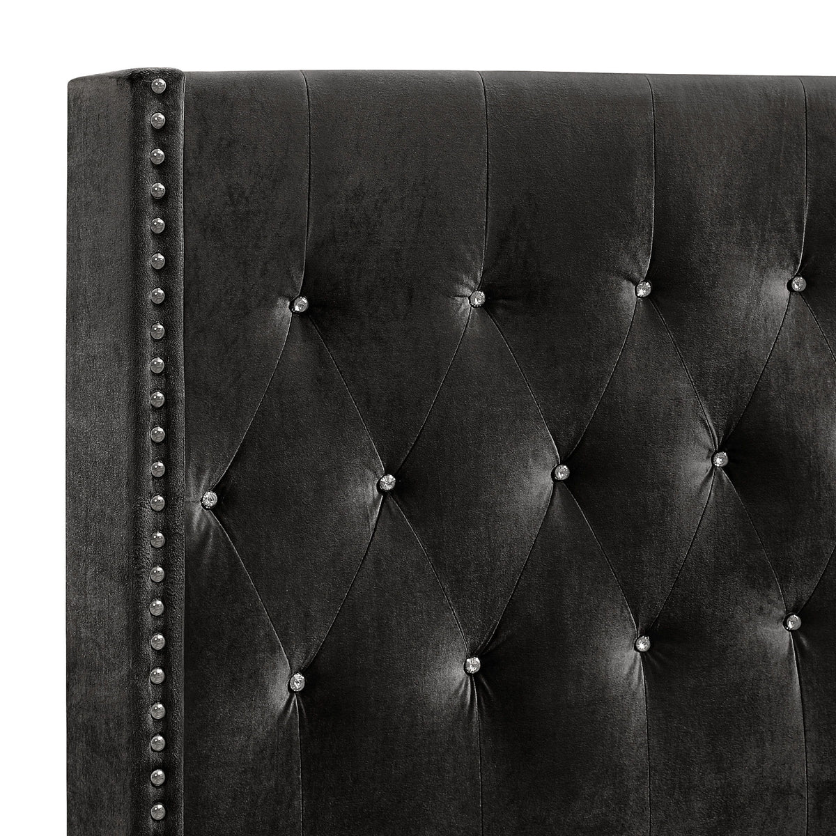 Huxley - 5/0 Queen Headboard, Footboard And Slats - Black