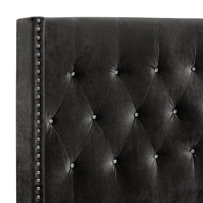 Huxley - 5/0 Queen Headboard, Footboard And Slats - Black