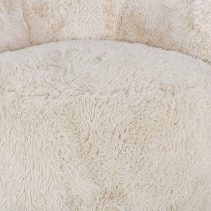 Adley - Plush Swivel Chair - Sand