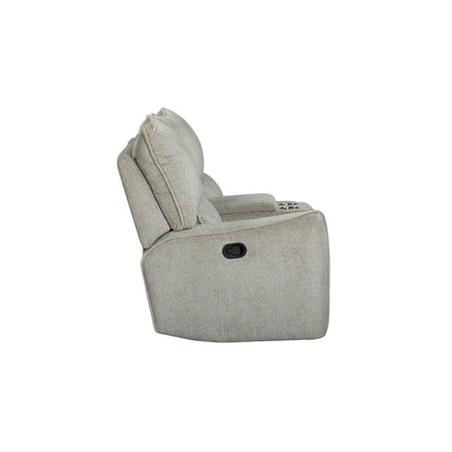Remsen - LAF Console Loveseat With Dual Recliner - Latte