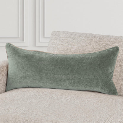 Heirloom Velvet - SLD Pillow - Bay Green