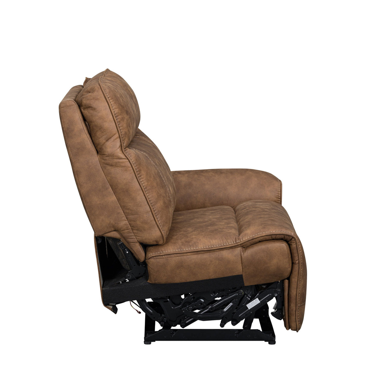 Kyra - RAF Recliner With Power Headrest, Footrest, Massage, Heat - Saddle