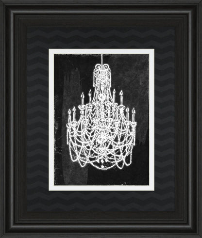 Luminous Twilight - 34" x 40" Framed Wall Art - Black