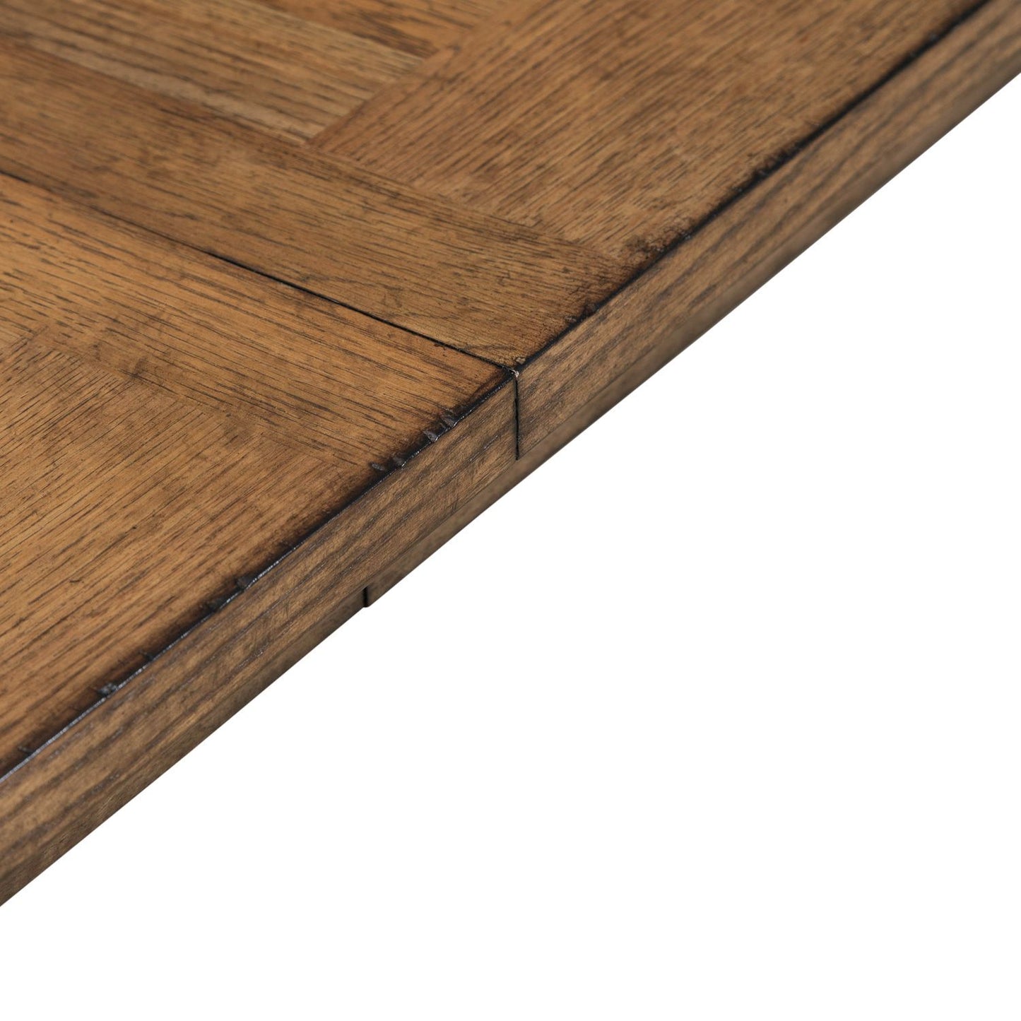 Carolina Park - Rectangular Leg Table - Amber Brown