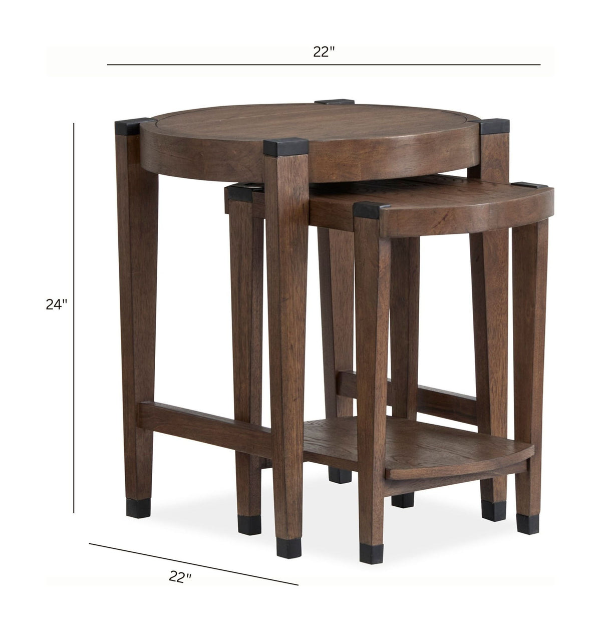 Kaysen - Nesting End Table (Set of 2) - Wallaby