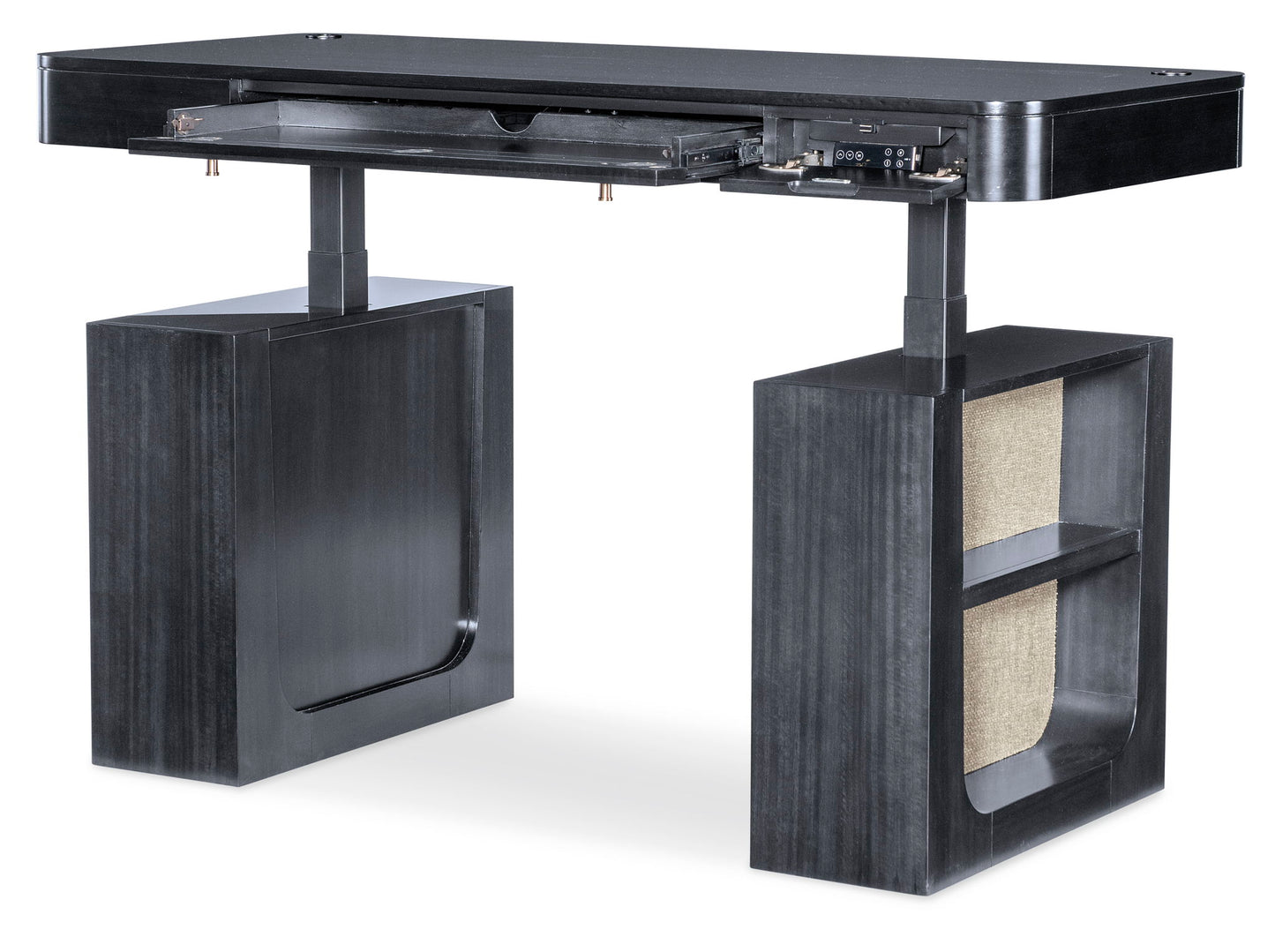 Kenzo - Adjustable-Height Desk - Black