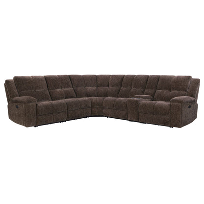 Bronco - Manual Left Arm Facing Recliner - Plush Umber