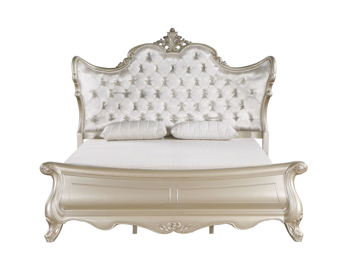Monique - 5/0 Queen Headboard - Champagne