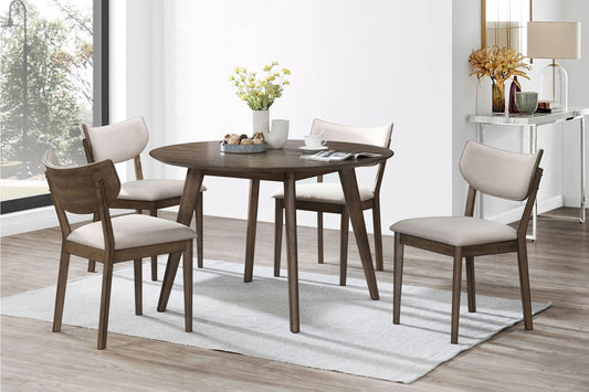Rex - 60" Counter Height Table - Walnut Brown