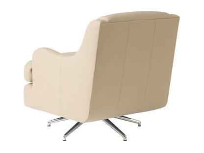 Copacabana - Viento Leather Swivel Chair - Beige