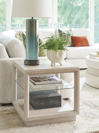 Copacabana - Altura Square End Table - White