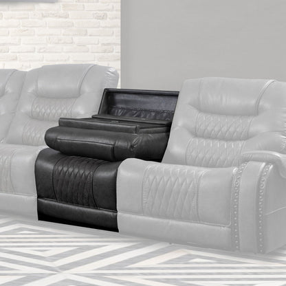 Outlaw - Armless Chair With Drop Down Table - Stallion