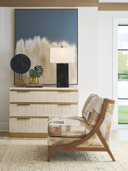 La Costa - Avenida Hall Chest - Dark Brown / Beige