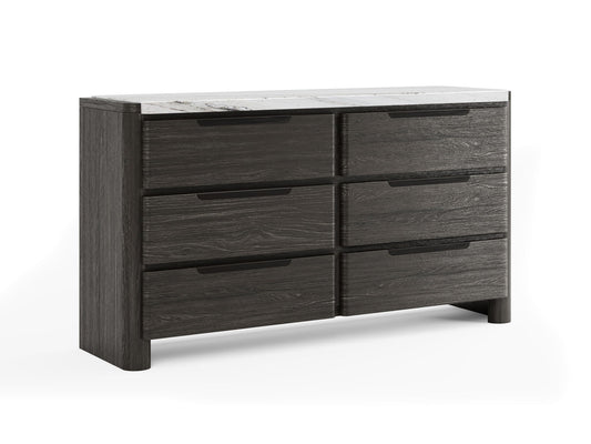 Keaton - Double Drawer Dresser - Black
