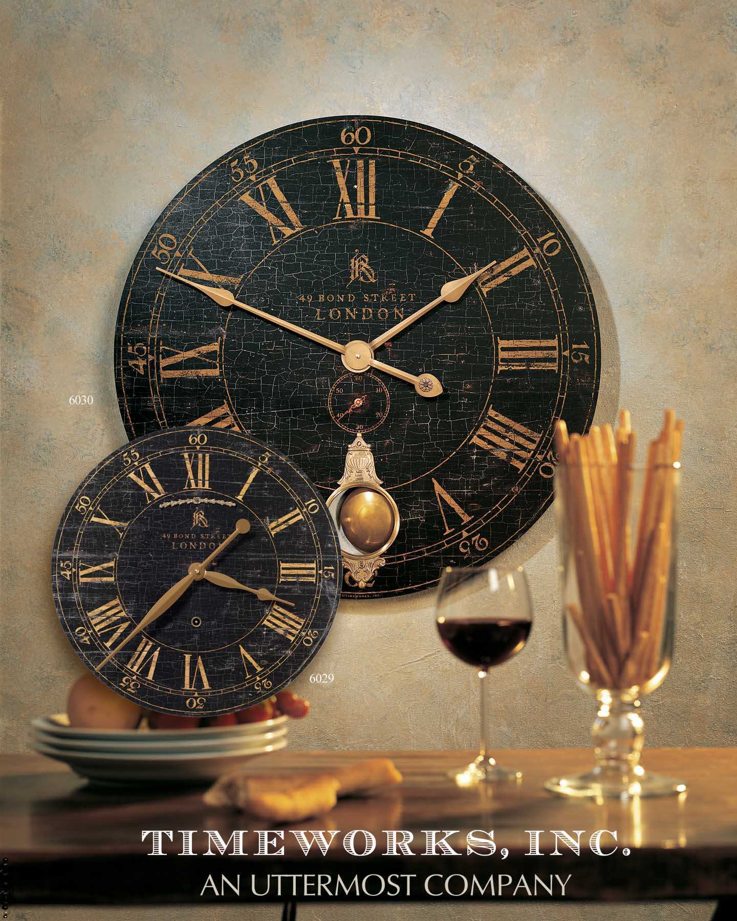 Bond Street - Wall Clock