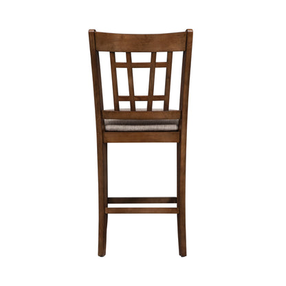 Santa Rosa - Lattice Back Counter Chair - Antique Honey
