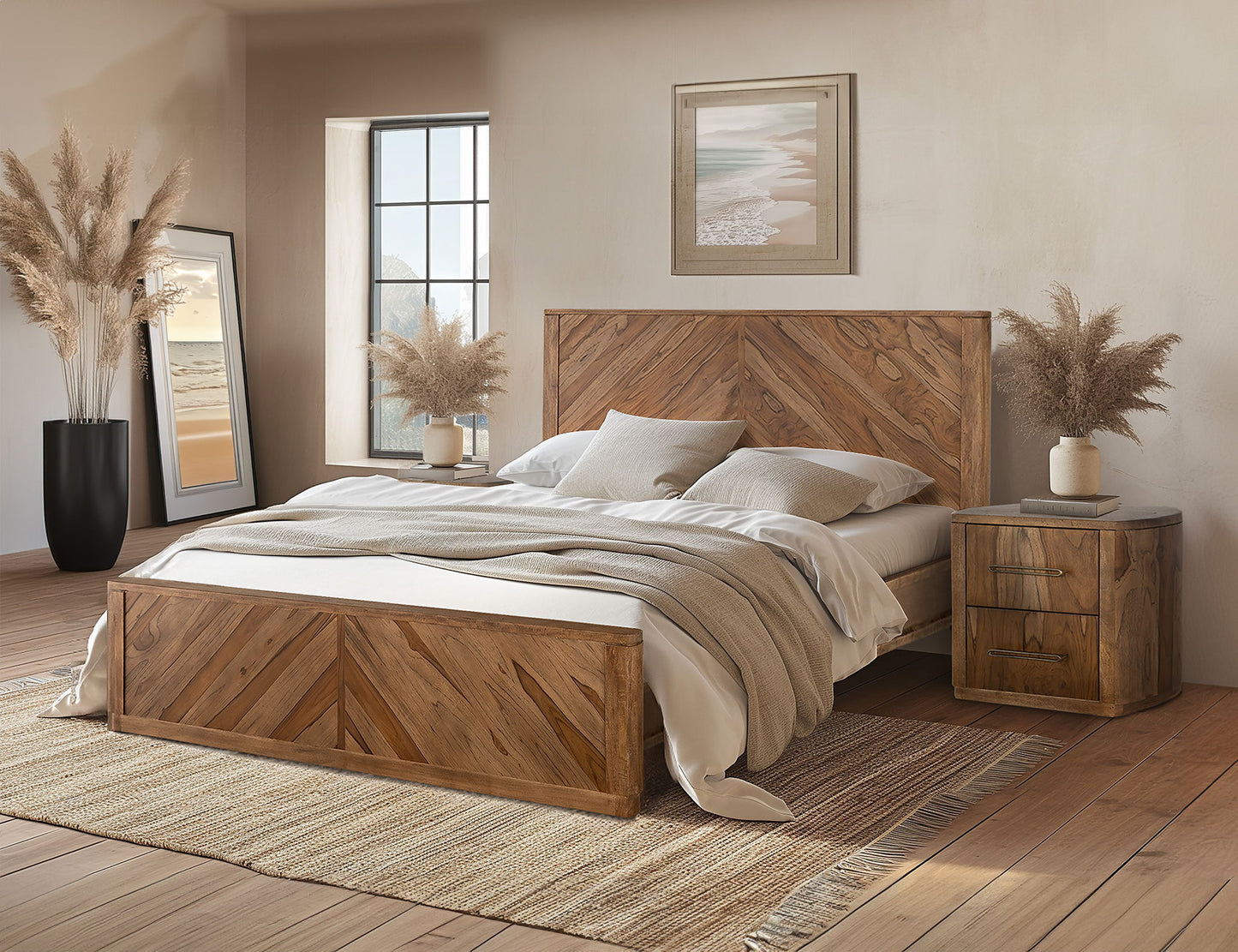 Balam - Queen Headboard - Brown